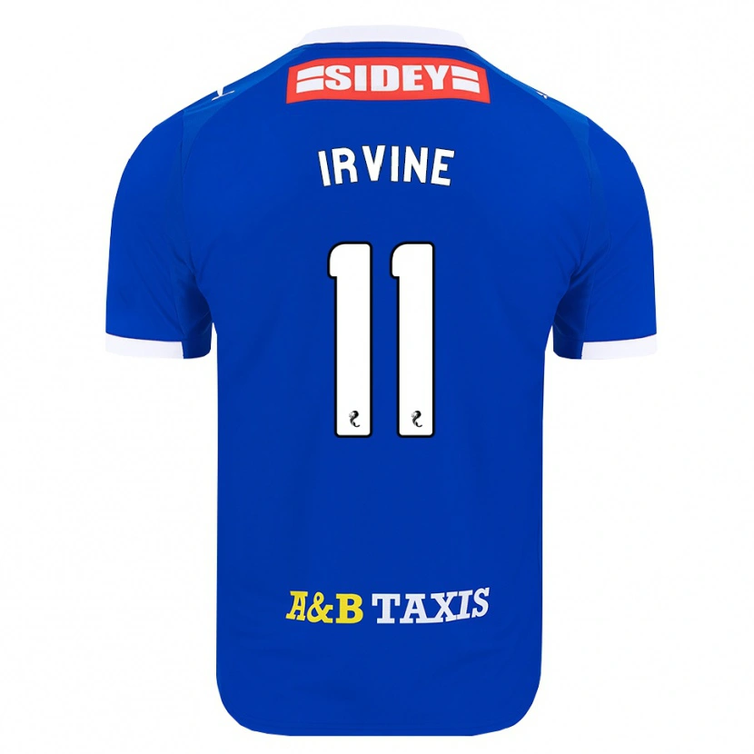 Danxen Mujer Camiseta Niamh Irvine #11 Azul Rojo Amarillo 1ª Equipación 2026/27 La Camisa México