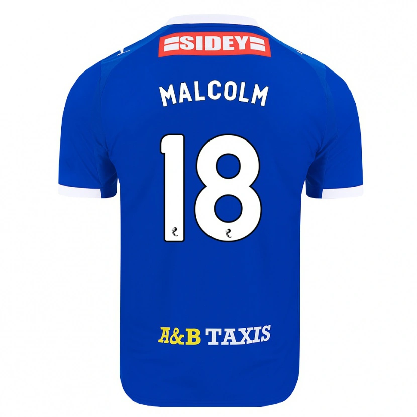 Danxen Mujer Camiseta Jodie Malcolm #18 Azul Rojo Amarillo 1ª Equipación 2026/27 La Camisa México