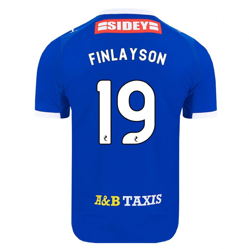 Danxen Mujer Camiseta Danny Finlayson #19 Azul Rojo Amarillo 1ª Equipación 2026/27 La Camisa México