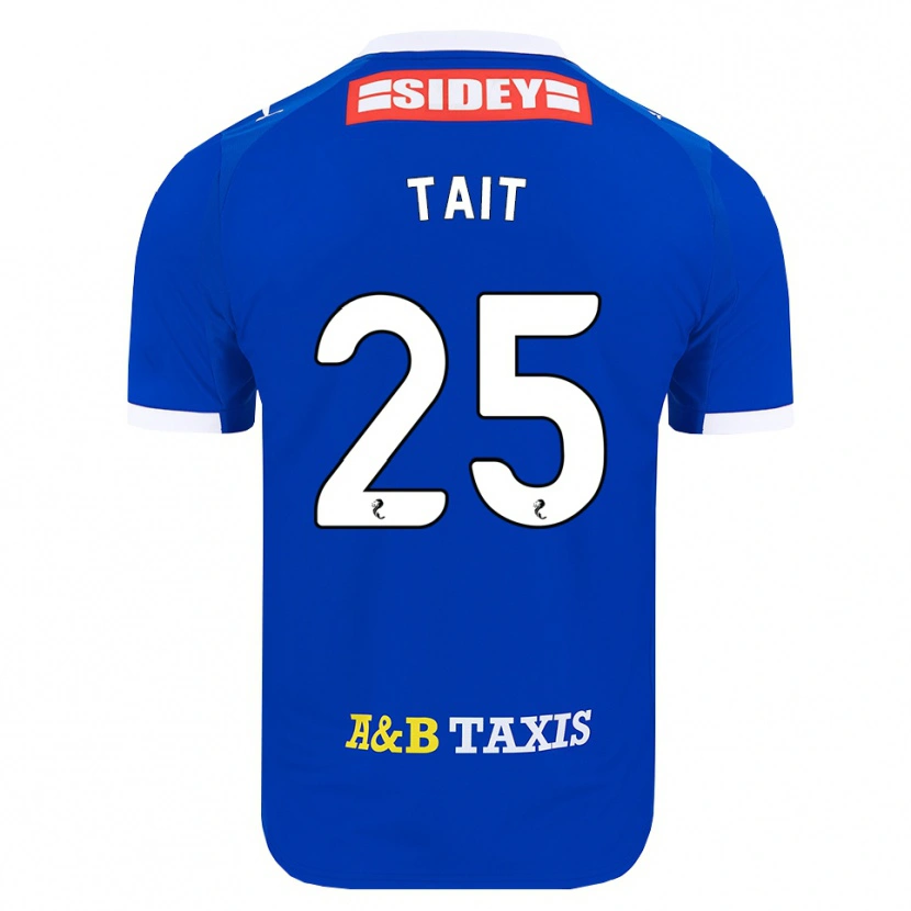 Danxen Mujer Camiseta Macaulay Tait #25 Azul Rojo Amarillo 1ª Equipación 2026/27 La Camisa México