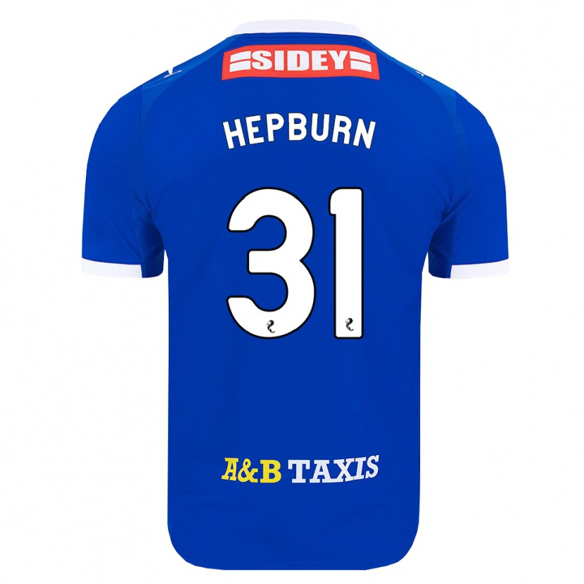 Danxen Mujer Camiseta Craig Hepburn #31 Azul Rojo Amarillo 1ª Equipación 2026/27 La Camisa México