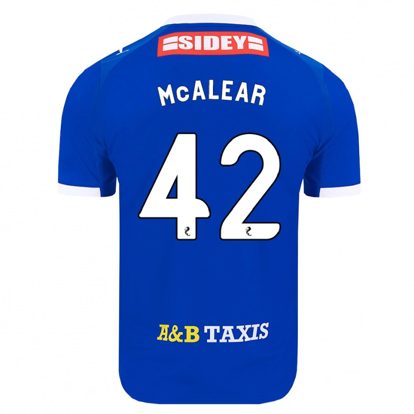 Danxen Mujer Camiseta Reece Mcalear #42 Azul Rojo Amarillo 1ª Equipación 2026/27 La Camisa México
