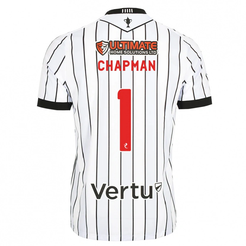 Danxen Mujer Camiseta Jacob Chapman #1 Blanco Negro Rojo 1ª Equipación 2026/27 La Camisa México