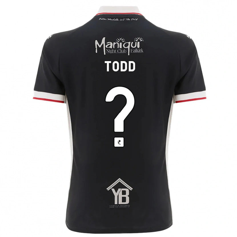 Danxen Mujer Camiseta Shannon Todd #0 Negro Blanco Rojo 1ª Equipación 2026/27 La Camisa México