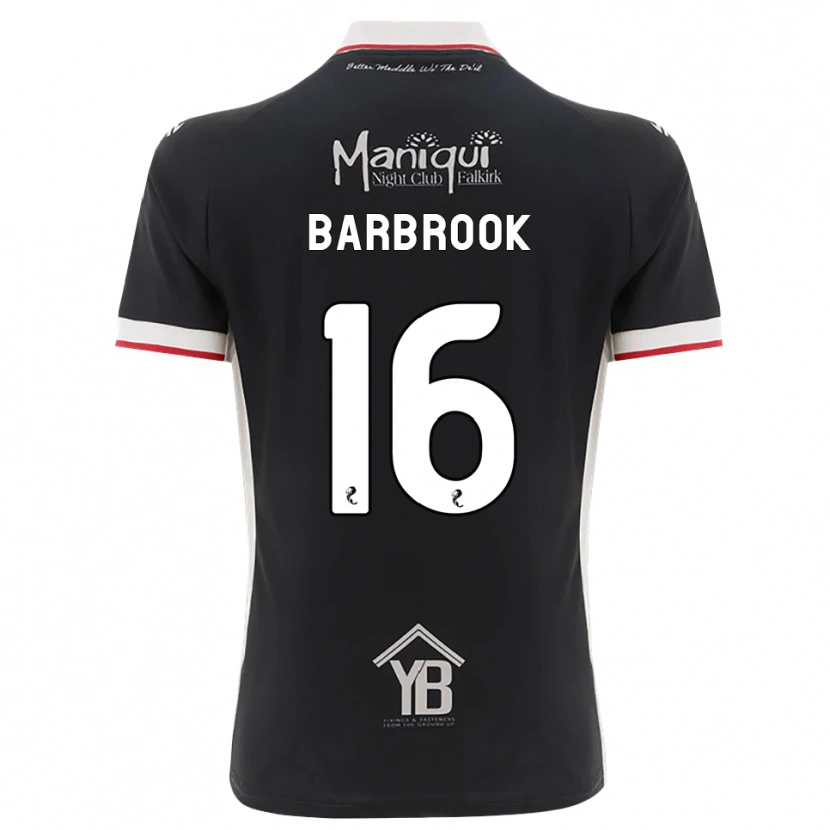 Danxen Mujer Camiseta Finley Barbrook #16 Negro Blanco Rojo 1ª Equipación 2026/27 La Camisa México