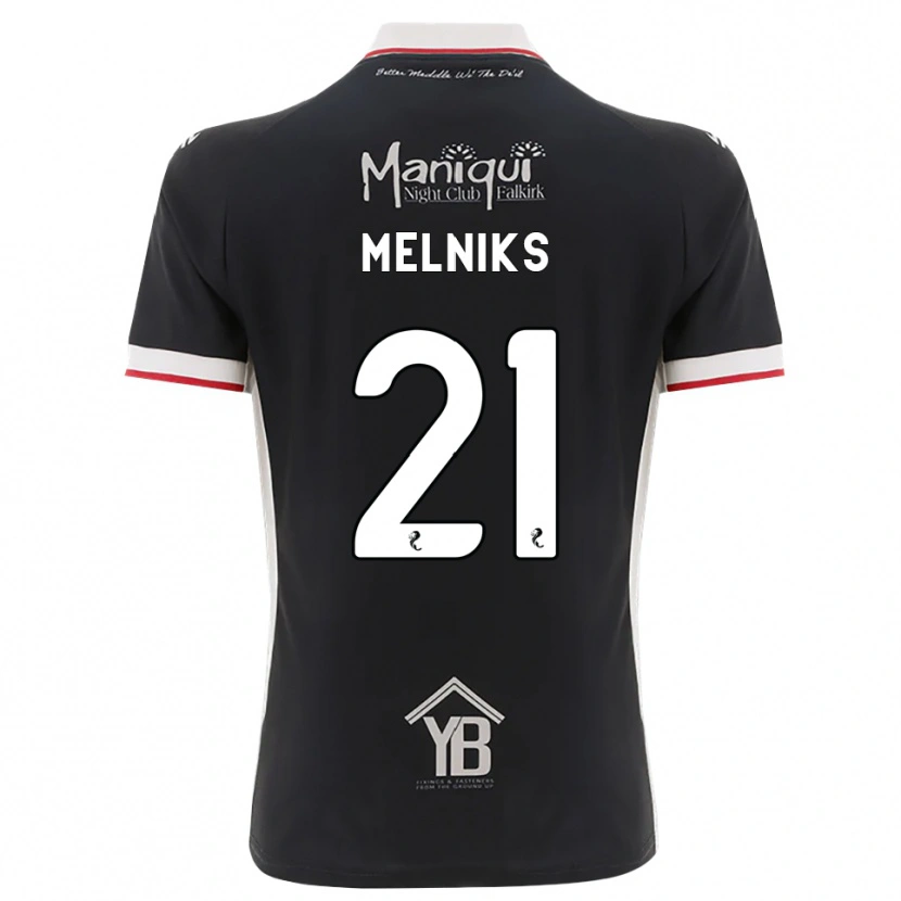 Danxen Mujer Camiseta Deniss Melniks #21 Negro Blanco Rojo 1ª Equipación 2026/27 La Camisa México