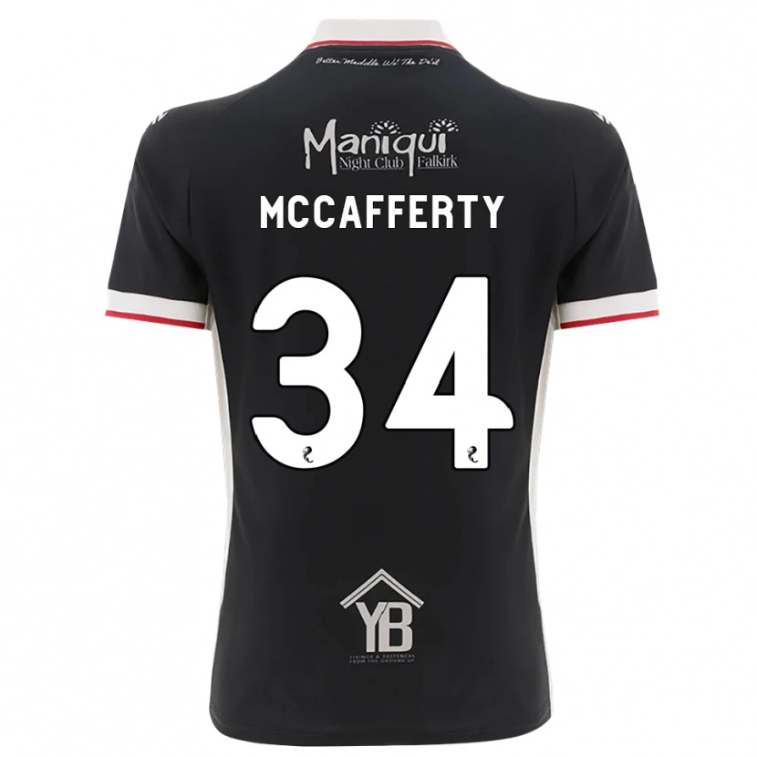Danxen Mujer Camiseta Flynn Mccafferty #34 Negro Blanco Rojo 1ª Equipación 2026/27 La Camisa México