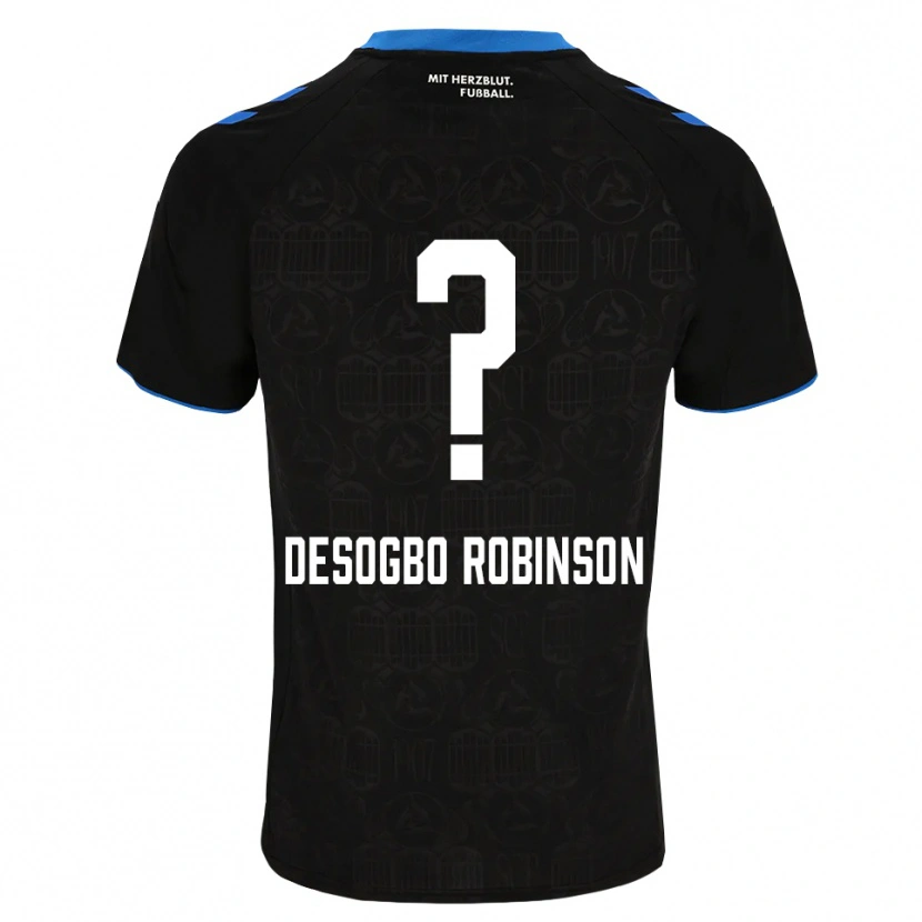 Danxen Mujer Camiseta Jermaine Desogbo Robinson #0 Negro Blanco Rojo 1ª Equipación 2026/27 La Camisa México
