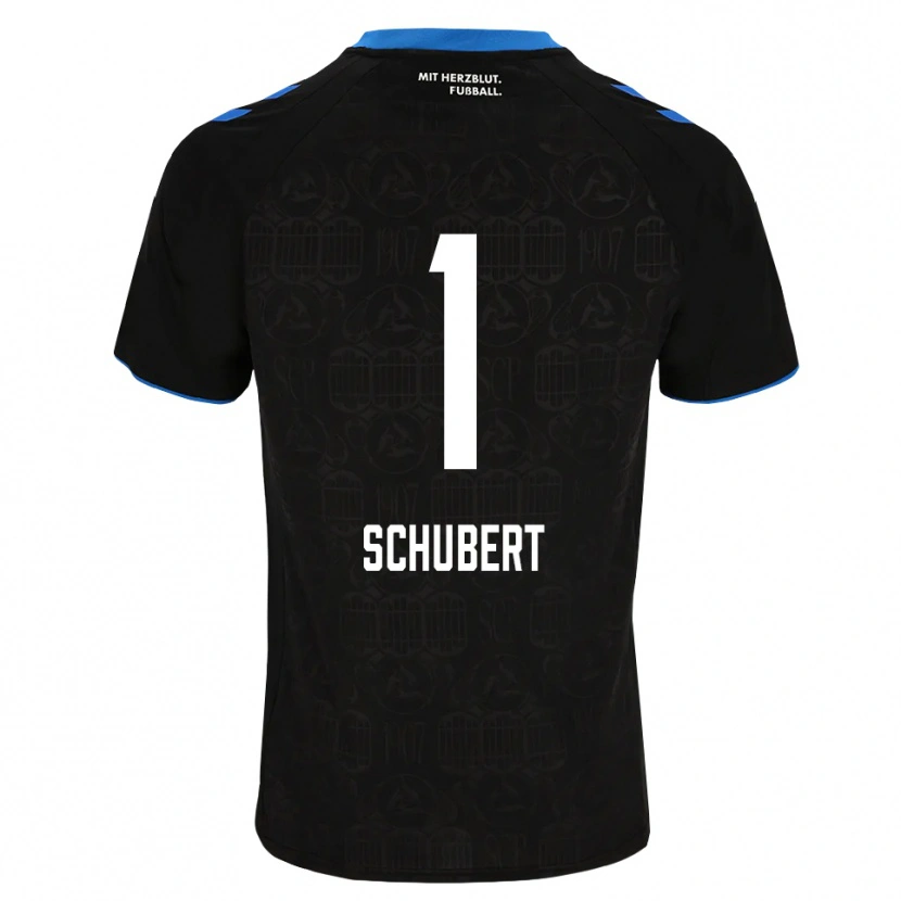 Danxen Mujer Camiseta Markus Schubert #1 Negro Blanco Rojo 1ª Equipación 2026/27 La Camisa México