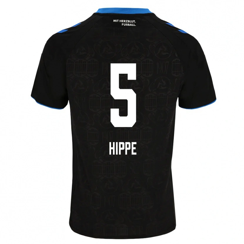 Danxen Mujer Camiseta Maximilian Hippe #5 Negro Blanco Rojo 1ª Equipación 2026/27 La Camisa México