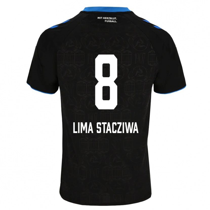 Danxen Mujer Camiseta Neo Lima Stacziwa #8 Negro Blanco Rojo 1ª Equipación 2026/27 La Camisa México