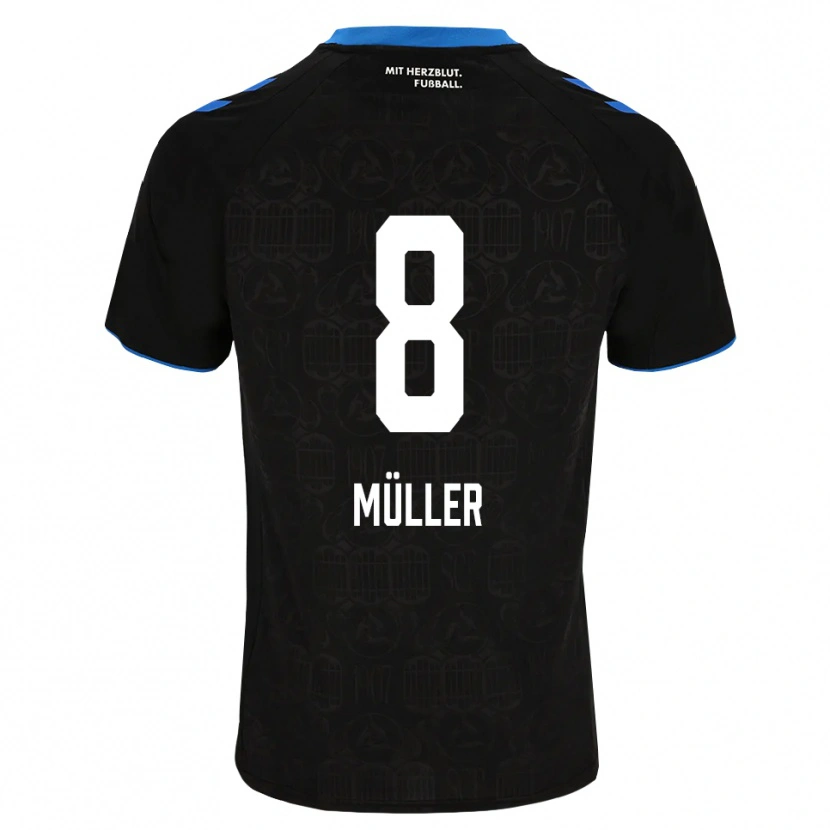 Danxen Mujer Camiseta Carlos Müller #8 Negro Blanco Rojo 1ª Equipación 2026/27 La Camisa México