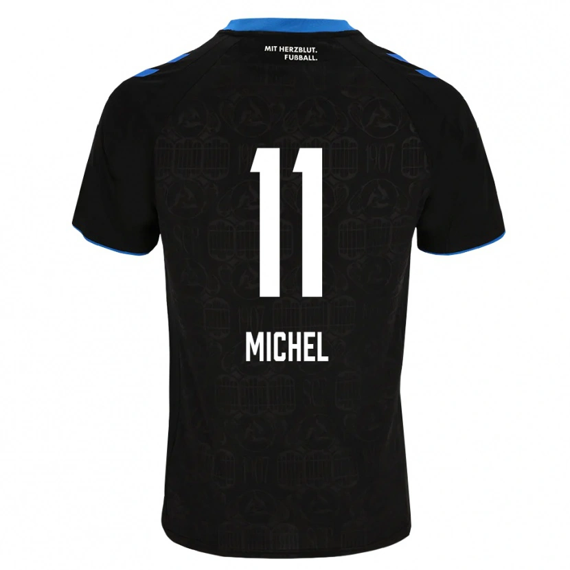 Danxen Mujer Camiseta Sven Michel #11 Negro Blanco Rojo 1ª Equipación 2026/27 La Camisa México