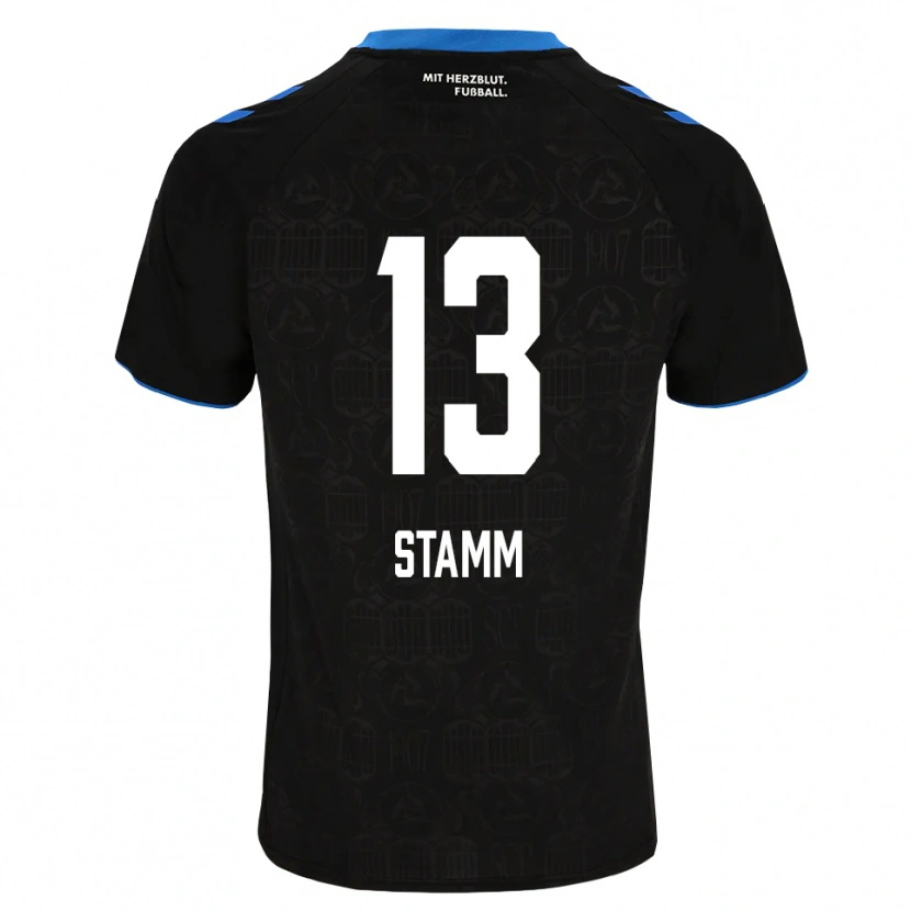 Danxen Mujer Camiseta David Stamm #13 Negro Blanco Rojo 1ª Equipación 2026/27 La Camisa México