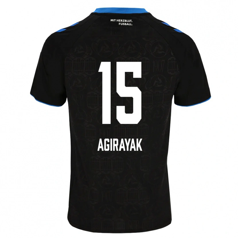 Danxen Mujer Camiseta Cihan Agirayak #15 Negro Blanco Rojo 1ª Equipación 2026/27 La Camisa México