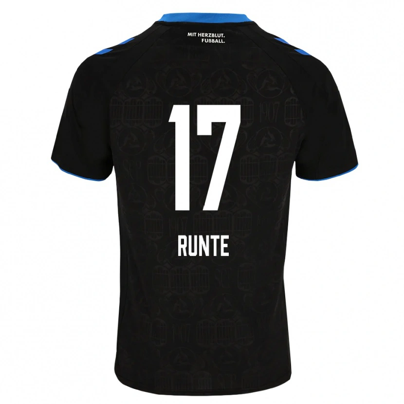 Danxen Mujer Camiseta Marlon Runte #17 Negro Blanco Rojo 1ª Equipación 2026/27 La Camisa México