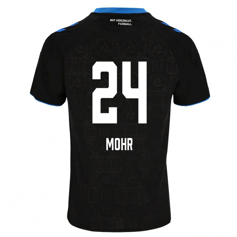 Danxen Mujer Camiseta Niklas Mohr #24 Negro Blanco Rojo 1ª Equipación 2026/27 La Camisa México