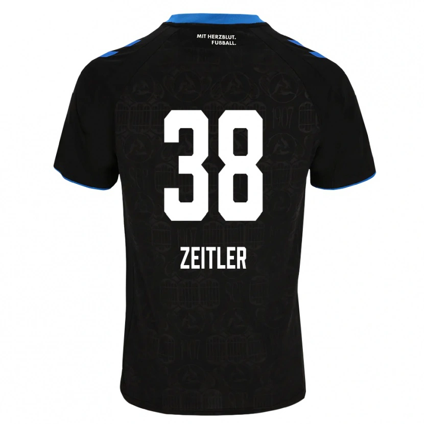 Danxen Mujer Camiseta Deniz Zeitler #38 Negro Blanco Rojo 1ª Equipación 2026/27 La Camisa México