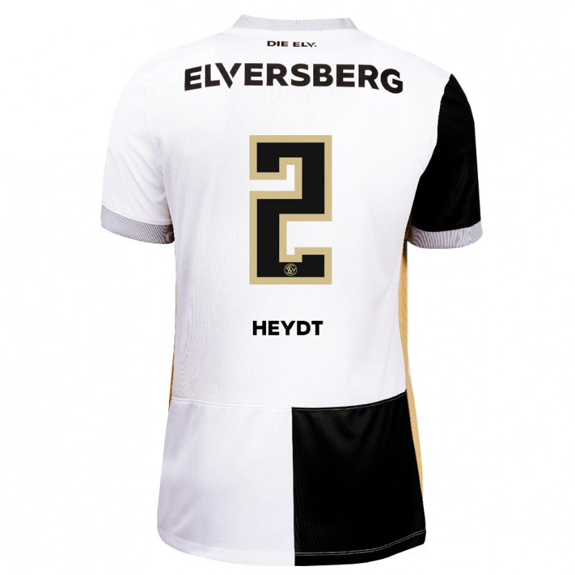 Danxen Mujer Camiseta Robin Heydt #2 Negro Blanco Marrón 1ª Equipación 2026/27 La Camisa México