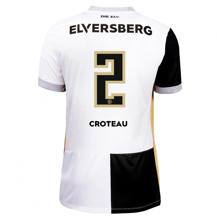 Danxen Mujer Camiseta Jenna Croteau #2 Negro Blanco Marrón 1ª Equipación 2026/27 La Camisa México