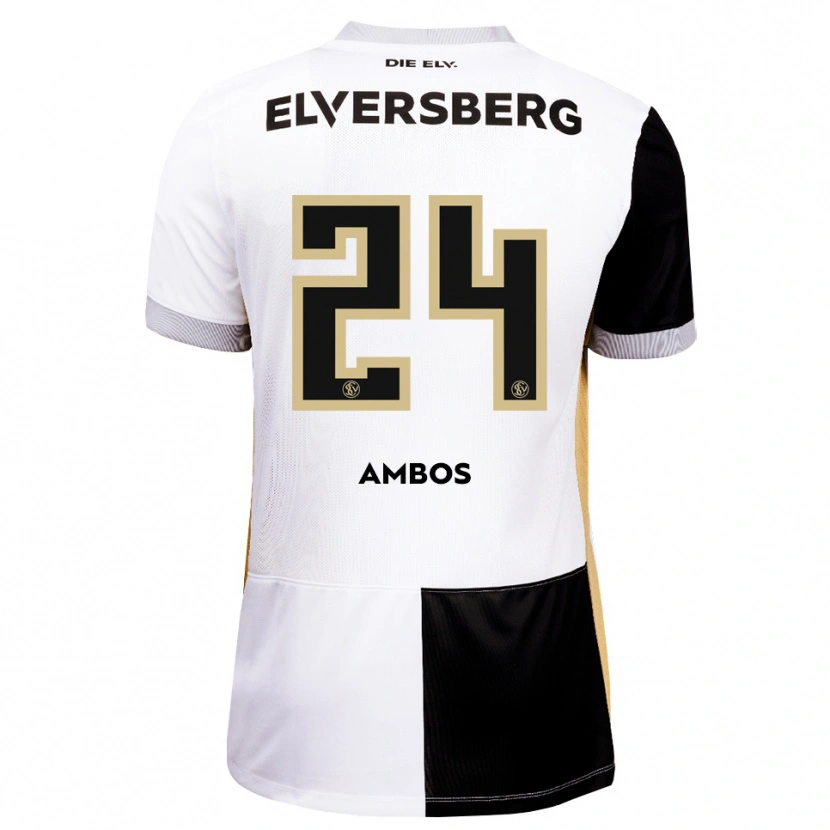 Danxen Mujer Camiseta Marlon Ambos #24 Negro Blanco Marrón 1ª Equipación 2026/27 La Camisa México