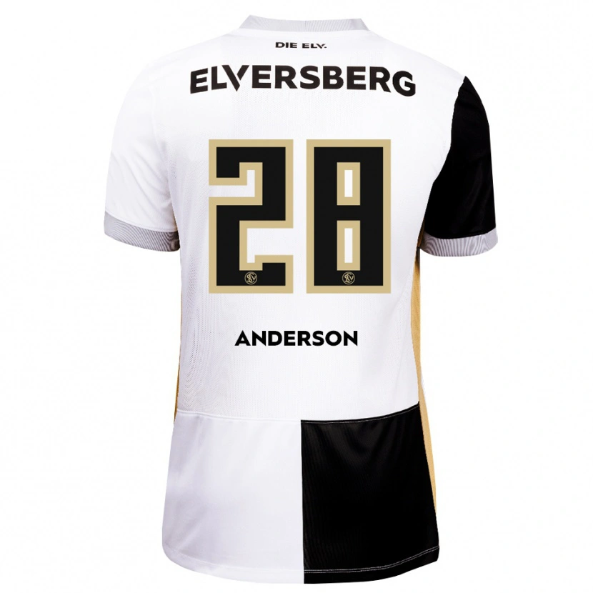 Danxen Mujer Camiseta Mira Anderson #28 Negro Blanco Marrón 1ª Equipación 2026/27 La Camisa México