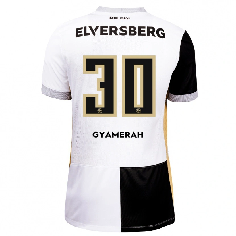 Danxen Mujer Camiseta Jan Gyamerah #30 Negro Blanco Marrón 1ª Equipación 2026/27 La Camisa México