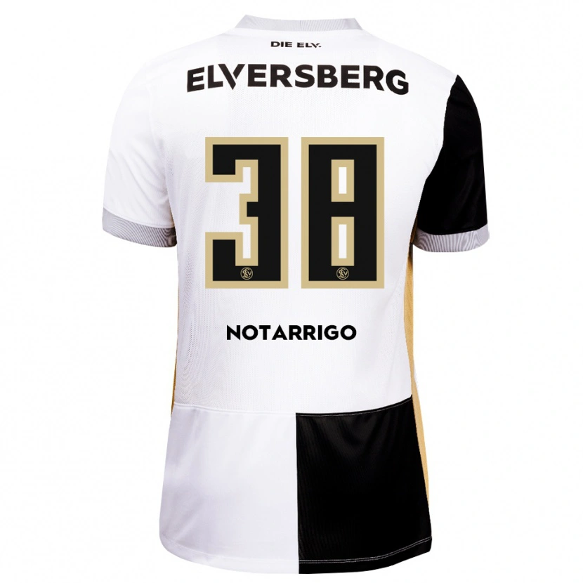 Danxen Mujer Camiseta Tyler Notarrigo #38 Negro Blanco Marrón 1ª Equipación 2026/27 La Camisa México