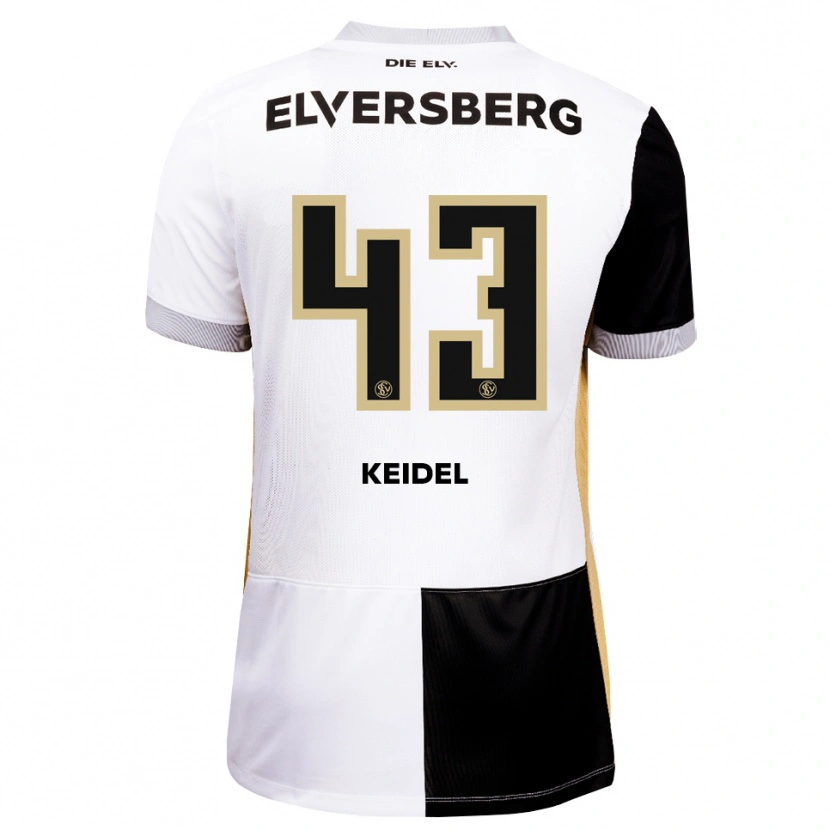 Danxen Mujer Camiseta Felix Keidel #43 Negro Blanco Marrón 1ª Equipación 2026/27 La Camisa México