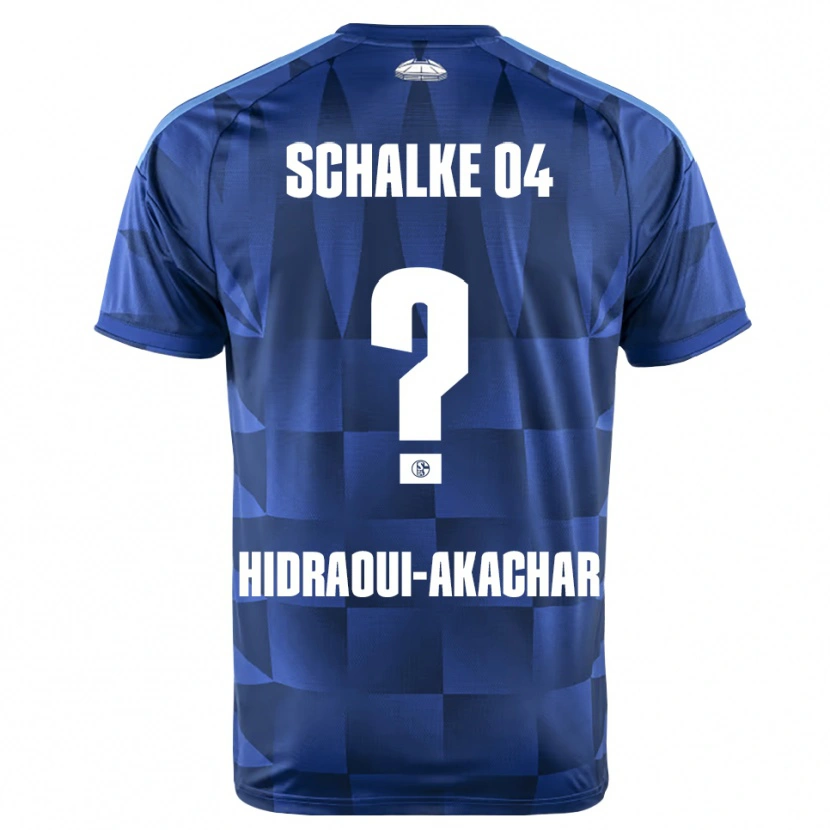 Danxen Mujer Camiseta Yassin Hidraoui-Akachar #0 Azul Oscuro Amarillo Blanco 1ª Equipación 2026/27 La Camisa México