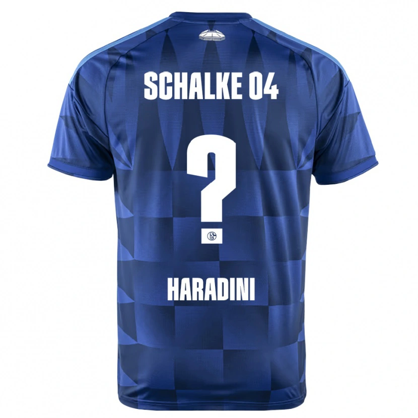Danxen Mujer Camiseta Hassan Haradini #0 Azul Oscuro Amarillo Blanco 1ª Equipación 2026/27 La Camisa México