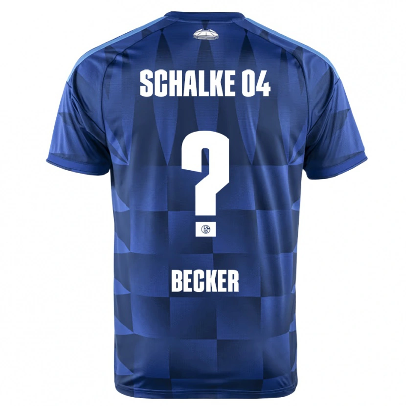 Danxen Mujer Camiseta Julien Becker #0 Azul Oscuro Amarillo Blanco 1ª Equipación 2026/27 La Camisa México