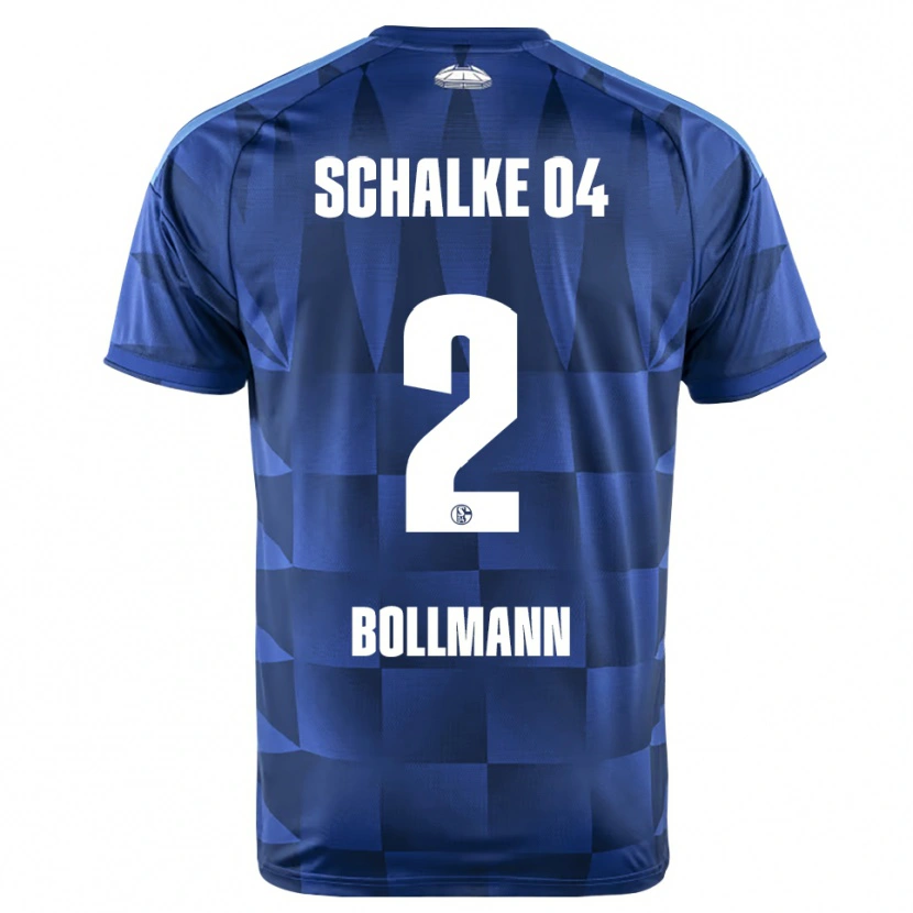Danxen Mujer Camiseta Nathalie Bollmann #2 Azul Oscuro Amarillo Blanco 1ª Equipación 2026/27 La Camisa México