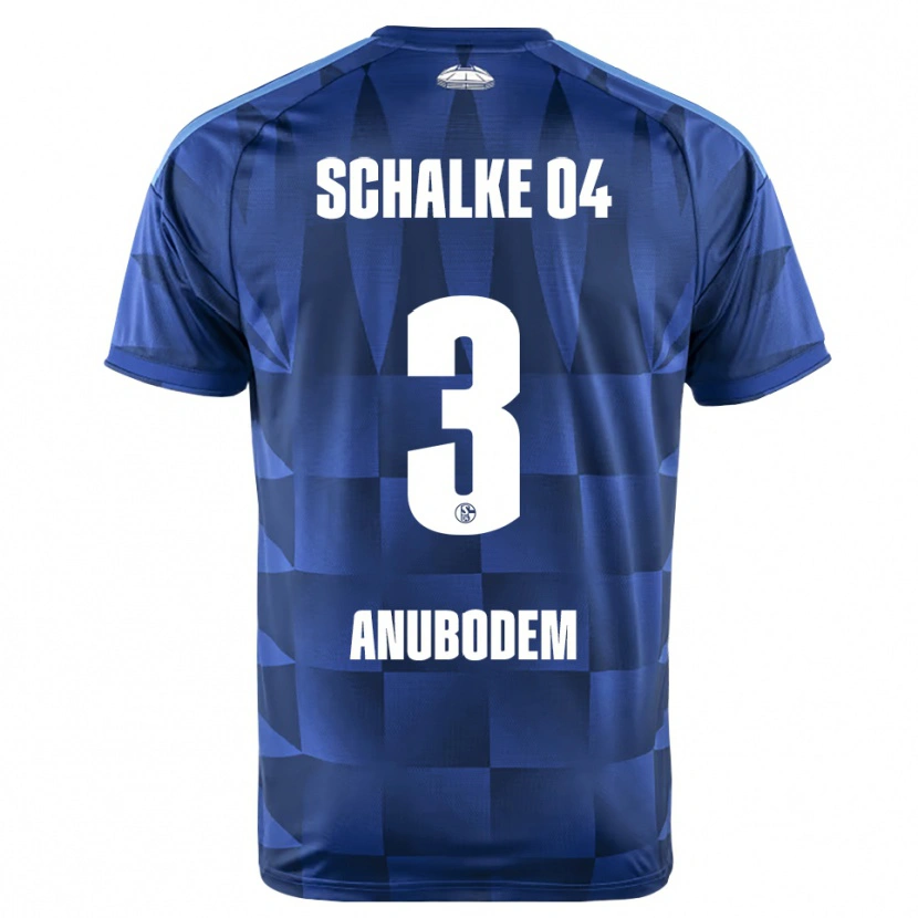 Danxen Mujer Camiseta Ngufor Anubodem #3 Azul Oscuro Amarillo Blanco 1ª Equipación 2026/27 La Camisa México