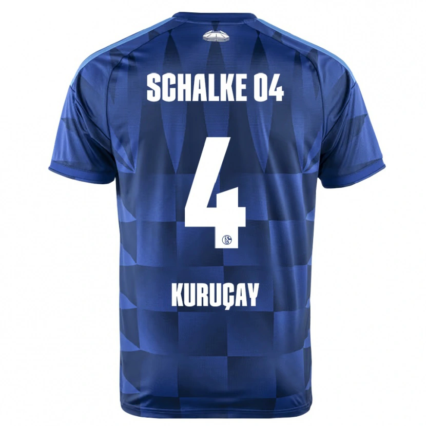 Danxen Mujer Camiseta Hasan Kuruçay #4 Azul Oscuro Amarillo Blanco 1ª Equipación 2026/27 La Camisa México