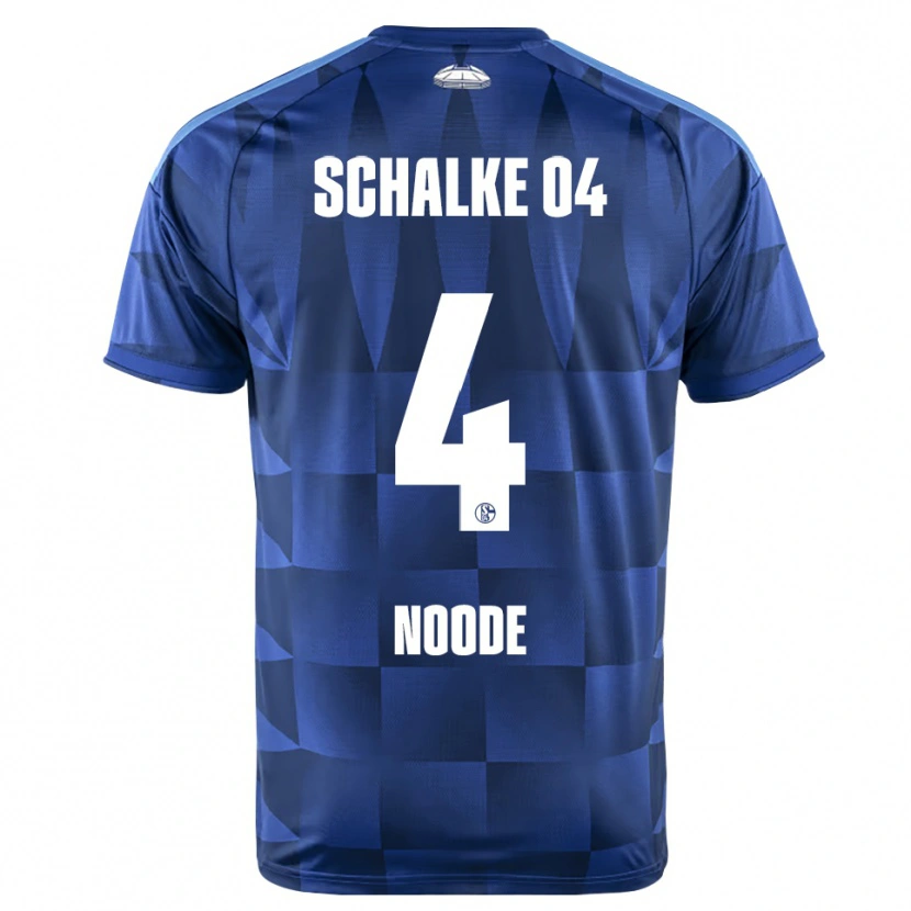 Danxen Mujer Camiseta Steve Noode #4 Azul Oscuro Amarillo Blanco 1ª Equipación 2026/27 La Camisa México
