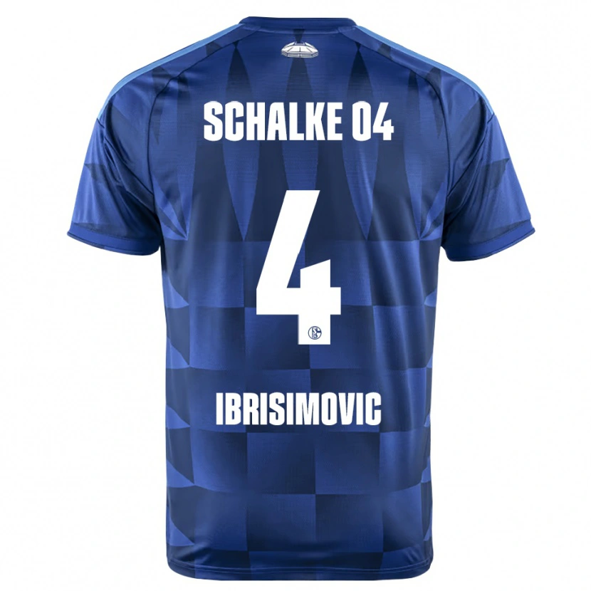 Danxen Mujer Camiseta Amar Ibrisimovic #4 Azul Oscuro Amarillo Blanco 1ª Equipación 2026/27 La Camisa México