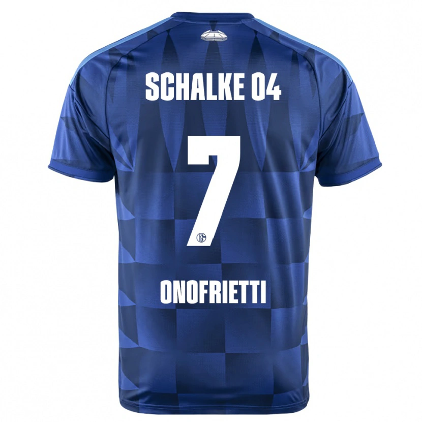 Danxen Mujer Camiseta Vincenzo Onofrietti #7 Azul Oscuro Amarillo Blanco 1ª Equipación 2026/27 La Camisa México