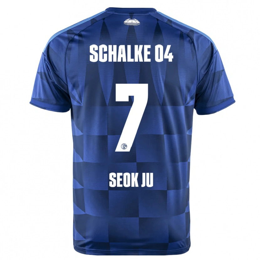 Danxen Mujer Camiseta Seok-Ju Hong #7 Azul Oscuro Amarillo Blanco 1ª Equipación 2026/27 La Camisa México