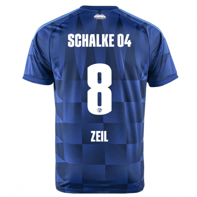 Danxen Mujer Camiseta Emil Zeil #8 Azul Oscuro Amarillo Blanco 1ª Equipación 2026/27 La Camisa México