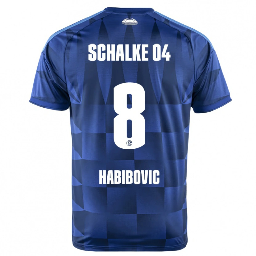 Danxen Mujer Camiseta Edina Habibovic #8 Azul Oscuro Amarillo Blanco 1ª Equipación 2026/27 La Camisa México