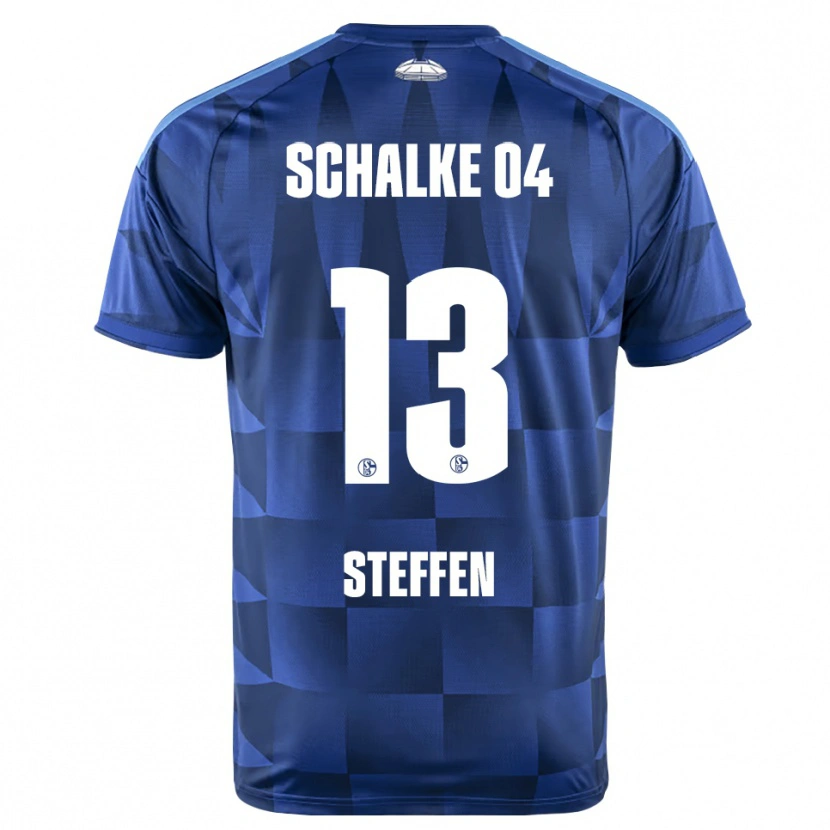 Danxen Mujer Camiseta Kjell Steffen #13 Azul Oscuro Amarillo Blanco 1ª Equipación 2026/27 La Camisa México