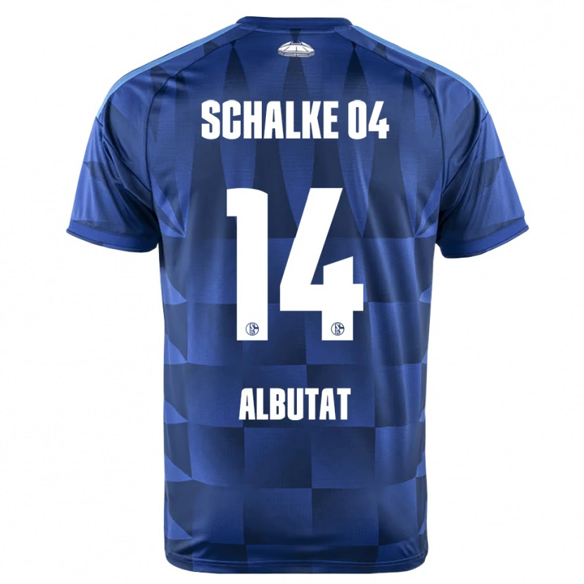 Danxen Mujer Camiseta Tim Albutat #14 Azul Oscuro Amarillo Blanco 1ª Equipación 2026/27 La Camisa México