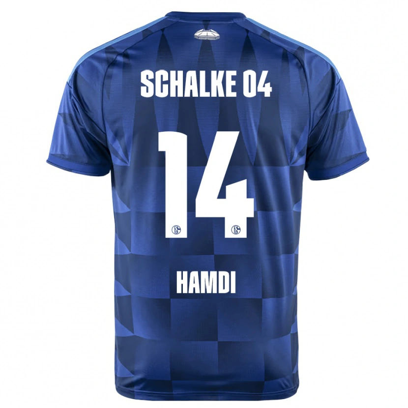 Danxen Mujer Camiseta Hana Hamdi #14 Azul Oscuro Amarillo Blanco 1ª Equipación 2026/27 La Camisa México