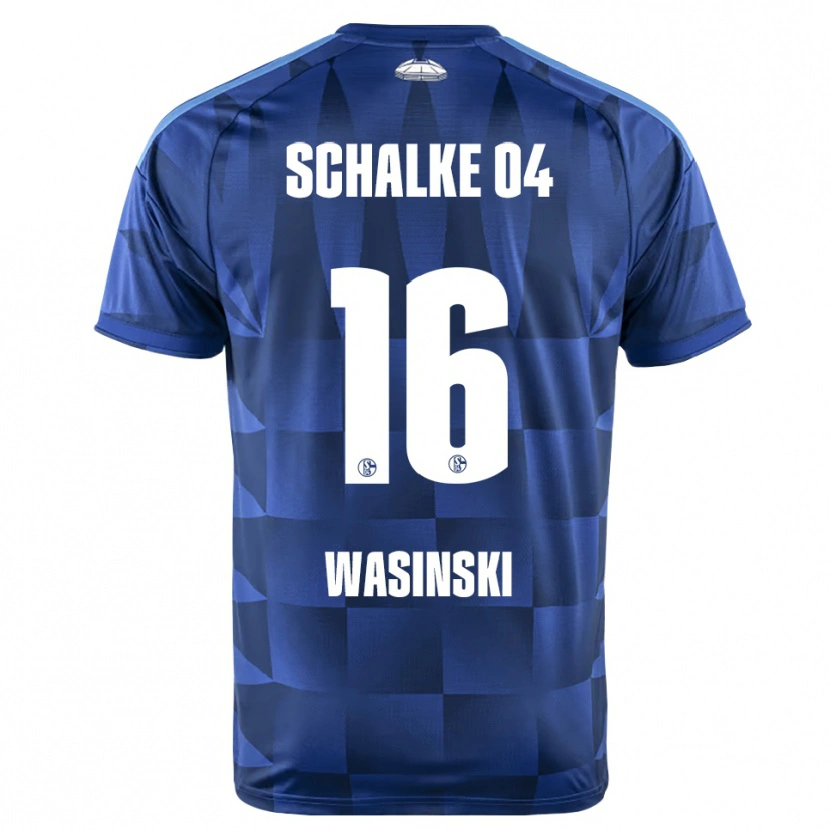 Danxen Mujer Camiseta Martin Wasinski #16 Azul Oscuro Amarillo Blanco 1ª Equipación 2026/27 La Camisa México