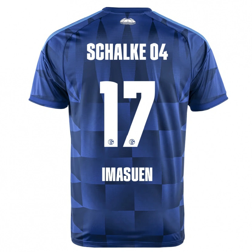Danxen Mujer Camiseta Joel Imasuen #17 Azul Oscuro Amarillo Blanco 1ª Equipación 2026/27 La Camisa México