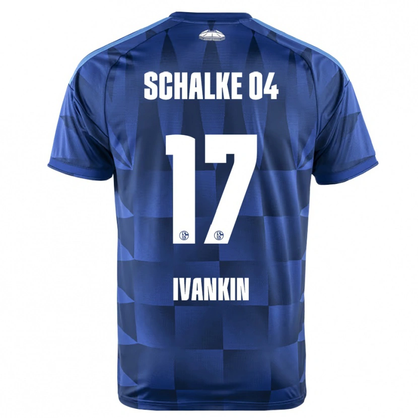 Danxen Mujer Camiseta Alexander Ivankin #17 Azul Oscuro Amarillo Blanco 1ª Equipación 2026/27 La Camisa México