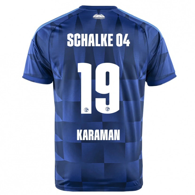 Danxen Mujer Camiseta Kenan Karaman #19 Azul Oscuro Amarillo Blanco 1ª Equipación 2026/27 La Camisa México