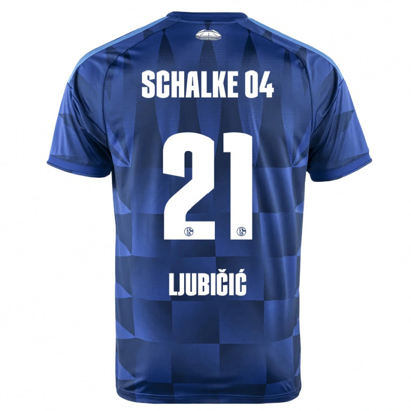 Danxen Mujer Camiseta Dejan Ljubicic #21 Azul Oscuro Amarillo Blanco 1ª Equipación 2026/27 La Camisa México