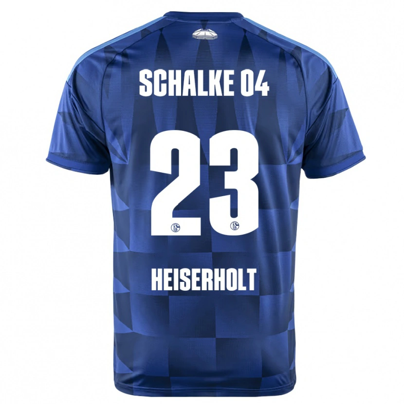 Danxen Mujer Camiseta Finn Heiserholt #23 Azul Oscuro Amarillo Blanco 1ª Equipación 2026/27 La Camisa México
